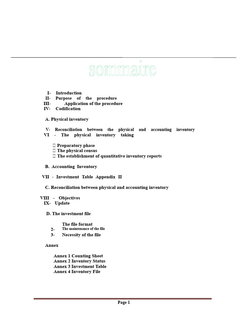 Asset Inventory Management Procedure | PDF | Depreciation | Inventory
