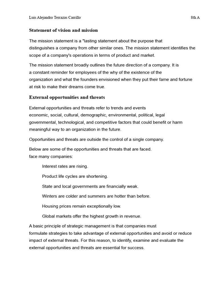 Strategic Management Overview and Benefits | PDF | Strategic Management ...