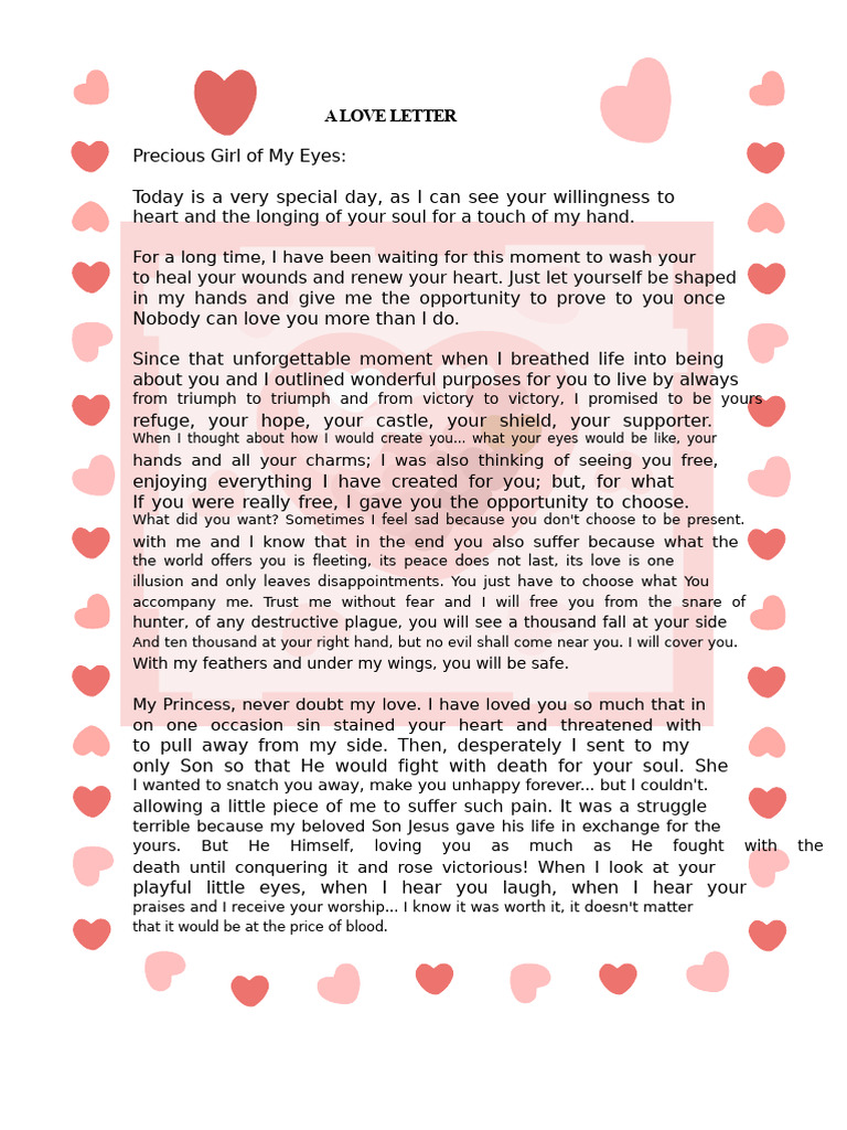 Divine Love Letter to Beloved Children | PDF | Jesus | Love