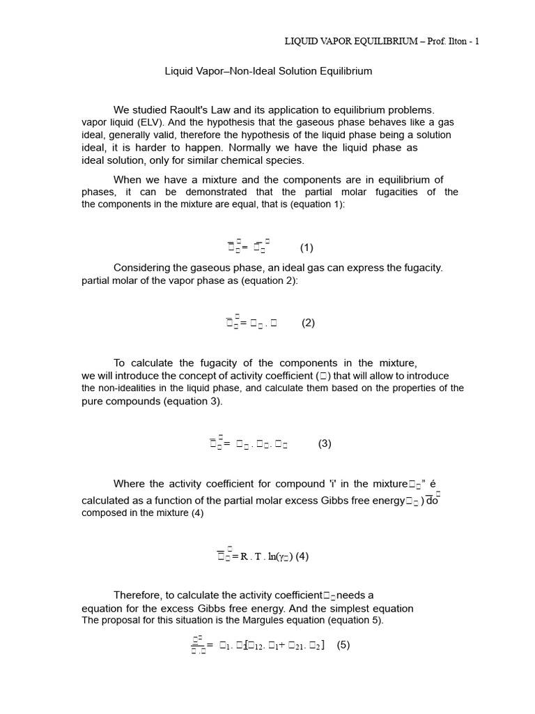 Liquid Vapor Equilibrium Analysis | PDF | Scientific Phenomena | Physics