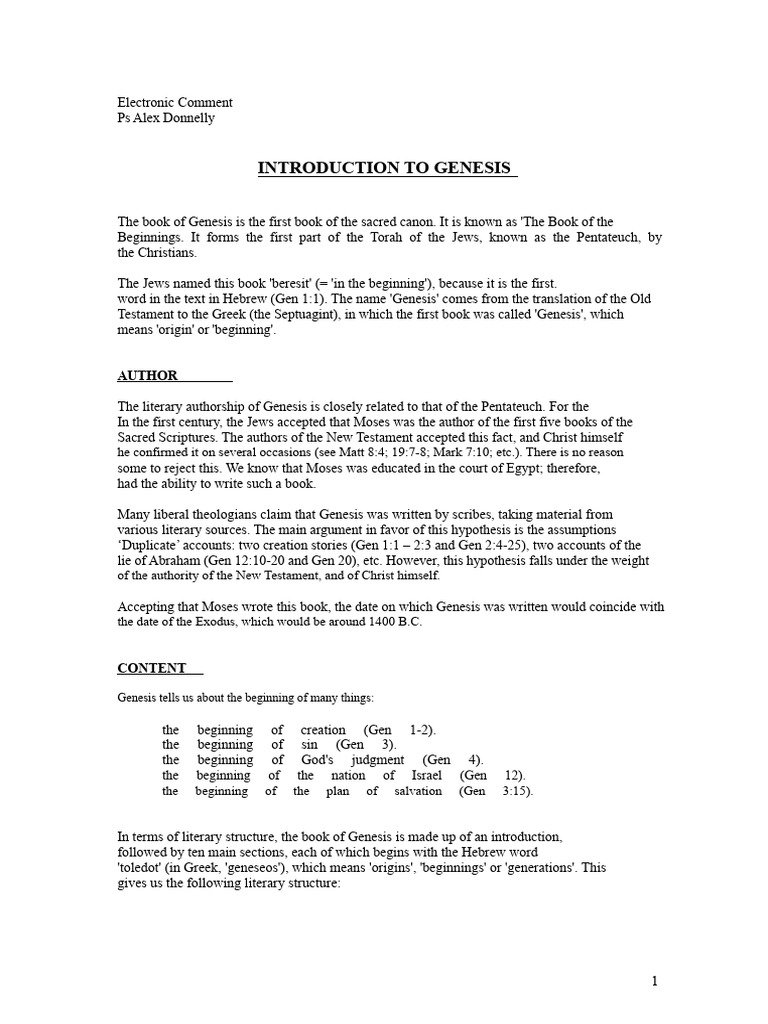 Overview of Genesis 43 Insights | PDF | Book Of Genesis | Torah