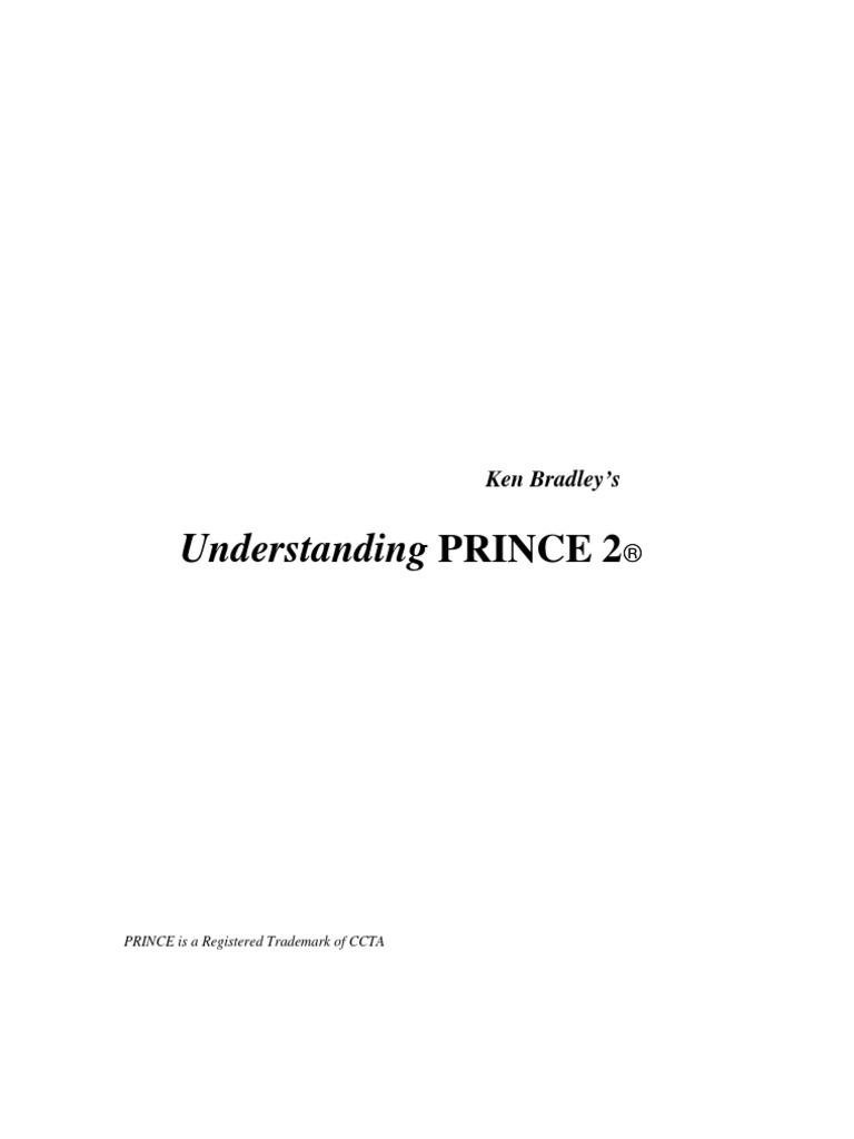 Understanding Prince 2 | PDF | Project Management | Product Development