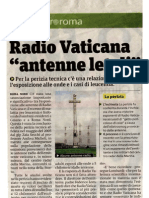 2010 - Luglio 14 - Metro - Radio Vaticana, Antenne Letali