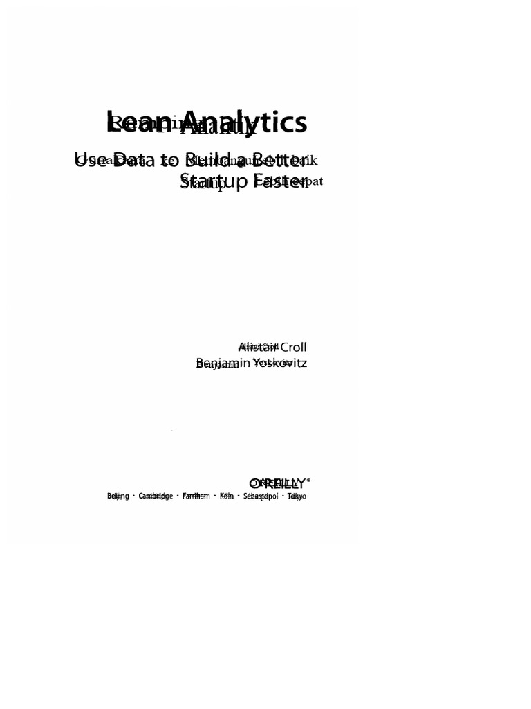 Lean Analytics PDF | PDF