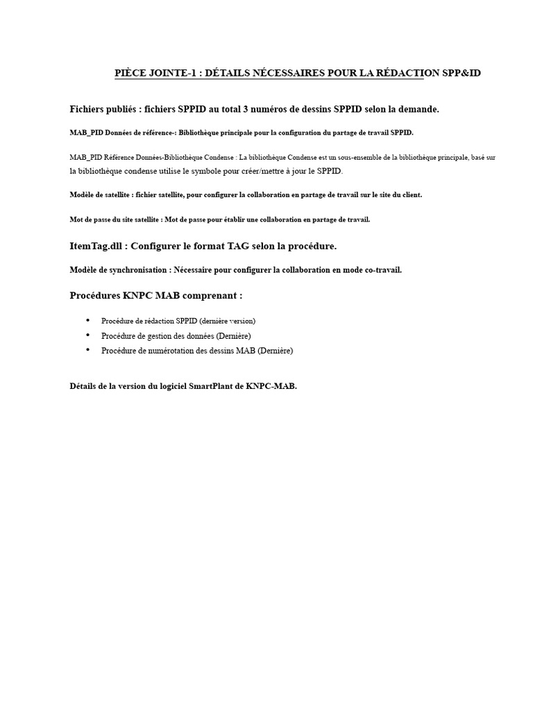 Rédaction SPPID : Guide et Procédures | PDF