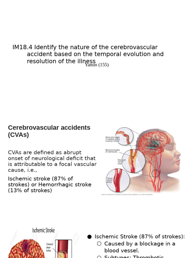Understanding Cerebrovascular Accidents | PDF | Stroke | Ischemia