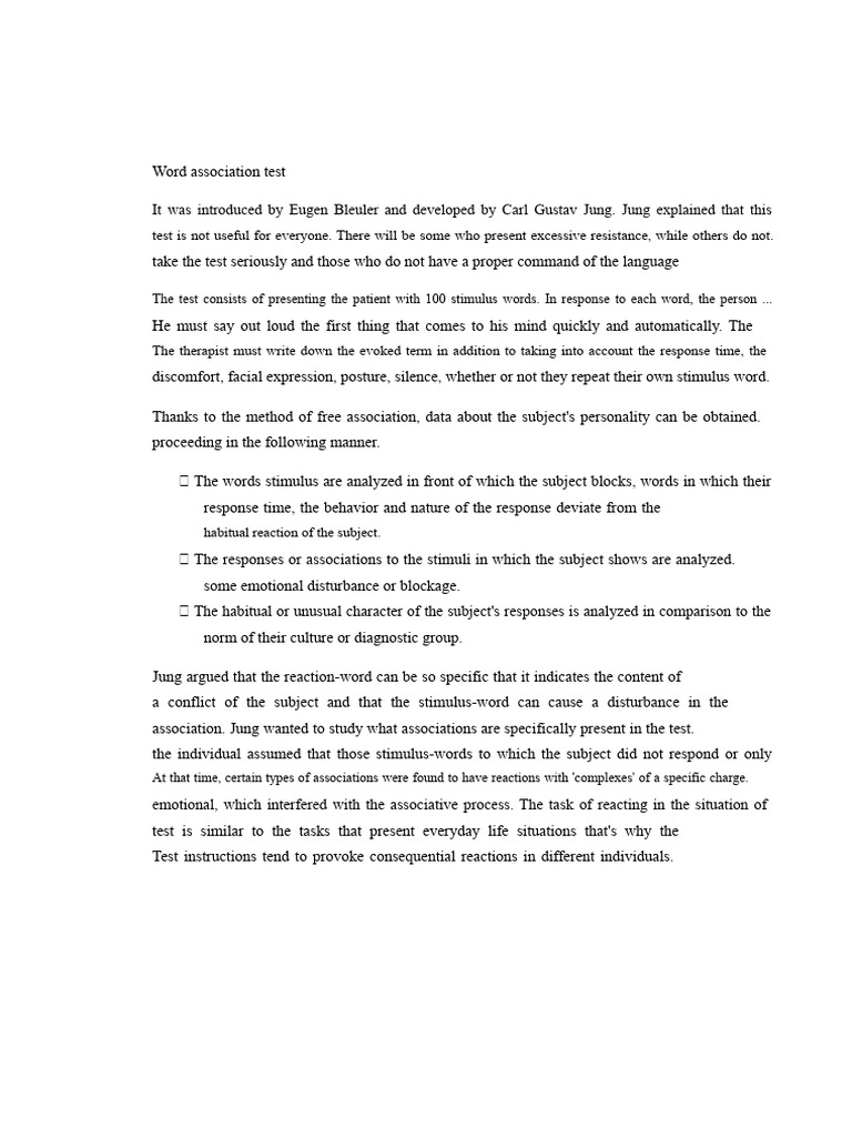 Understanding Projective Personality Tests | PDF | Experience ...