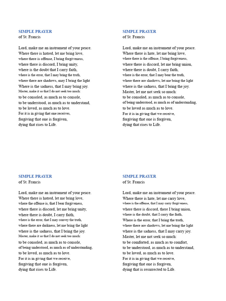 prayer | PDF | Forgiveness | Theology