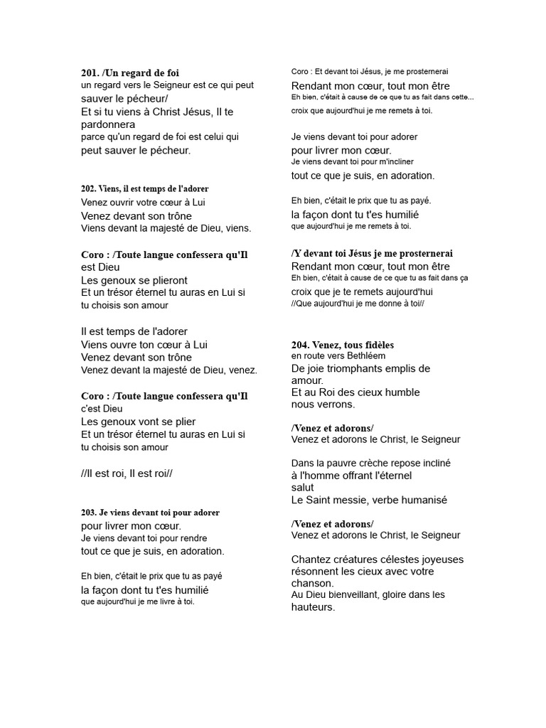 Adoration et foi en Christ | PDF | Jésus | Amour