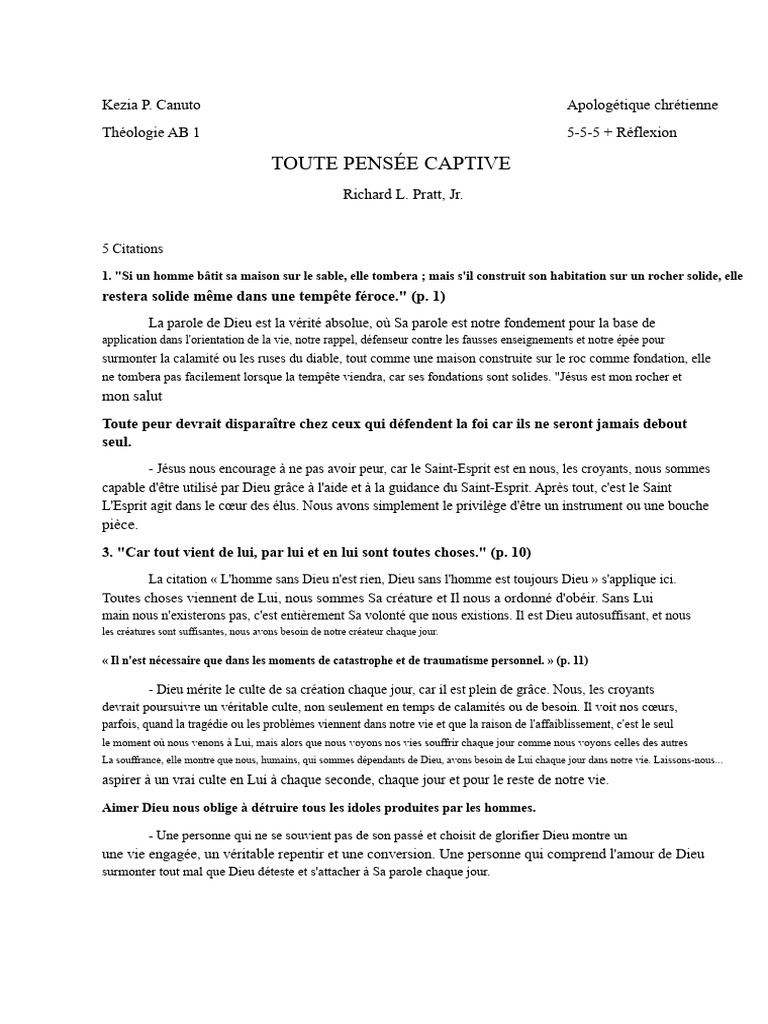 Défendre la foi chrétienne avec assurance | PDF | Dieu | Jésus