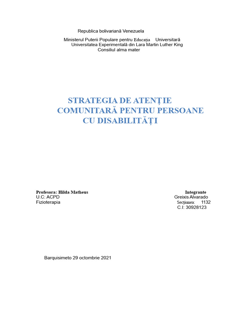Raport ACPD | PDF