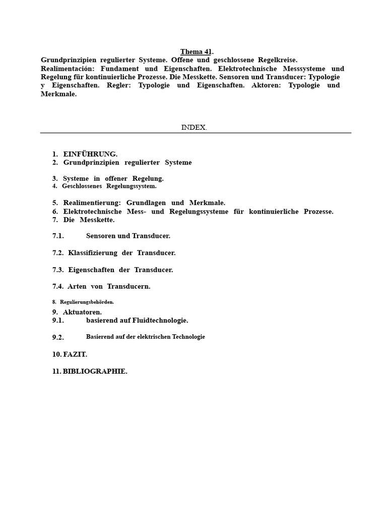 Thema 41 - Regulierte Systeme | PDF