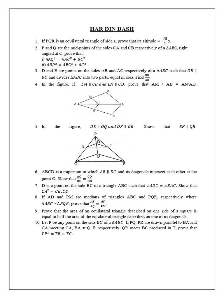 Geometry Proofs and Theorems Explained | PDF