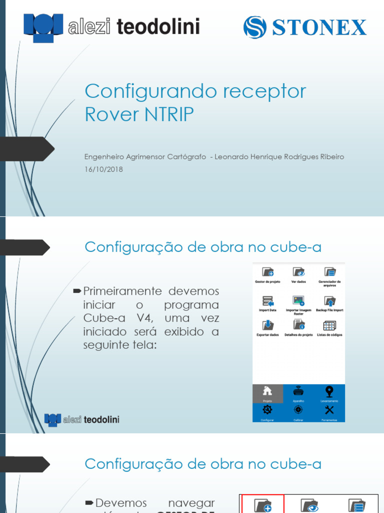 Configurando Receptor NTRIP | PDF | Bluetooth | Rede de computadores
