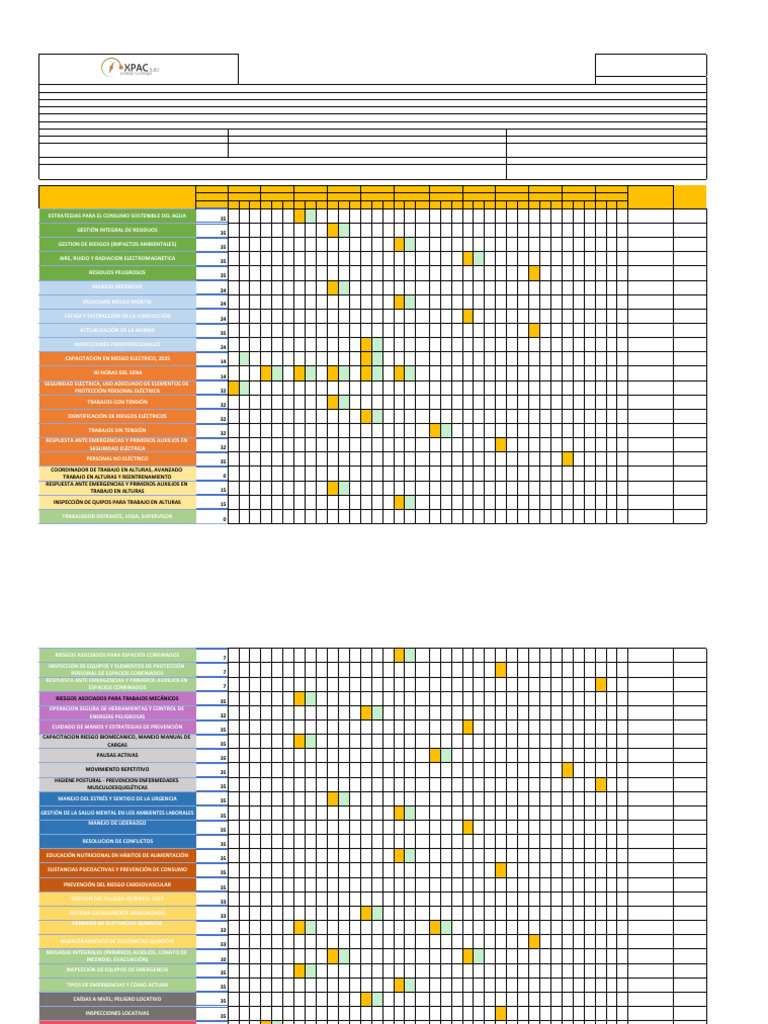 Sgi-Fr-78 Plan Anual de Capacitacion 2025 | PDF
