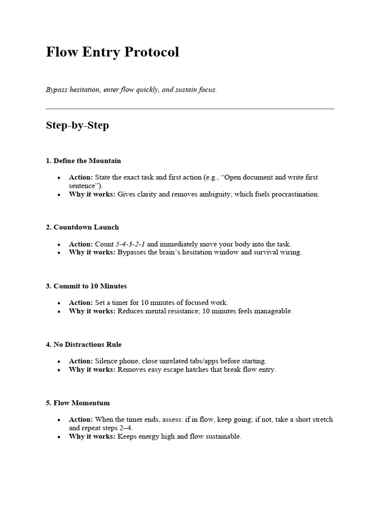 Flow Entry Protocol | PDF