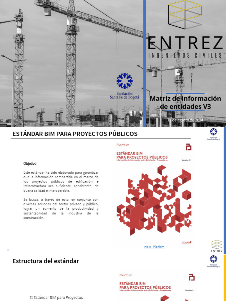 Estándar BIM para Proyectos Públicos | PDF | Modelado de información de ...
