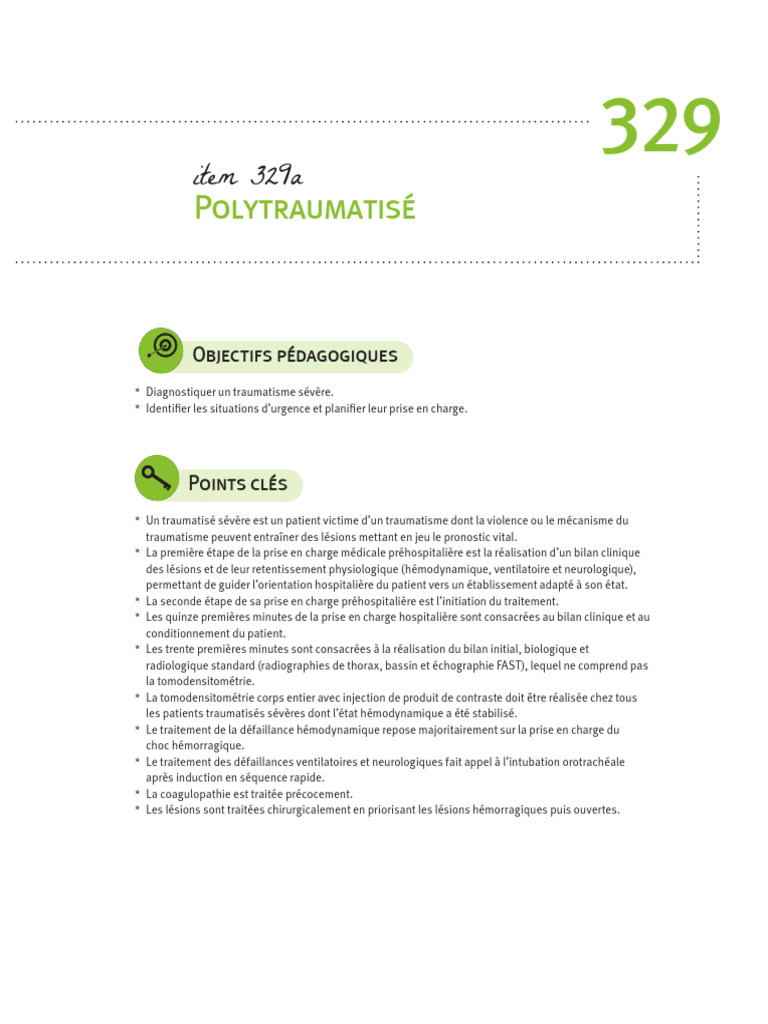 Traitement des contusions osseuses tibiales | PDF | Saignement ...