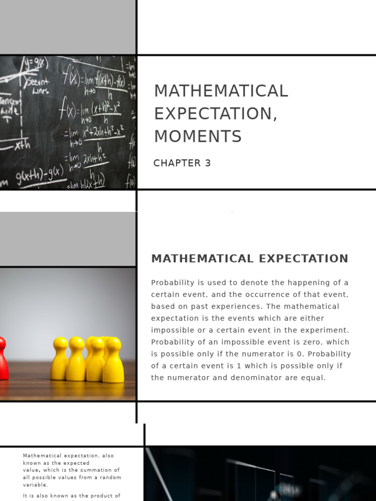 Mathematical Expectation | PDF | Expected Value | Variance
