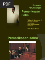 Pemeriksaan Saksi 2012