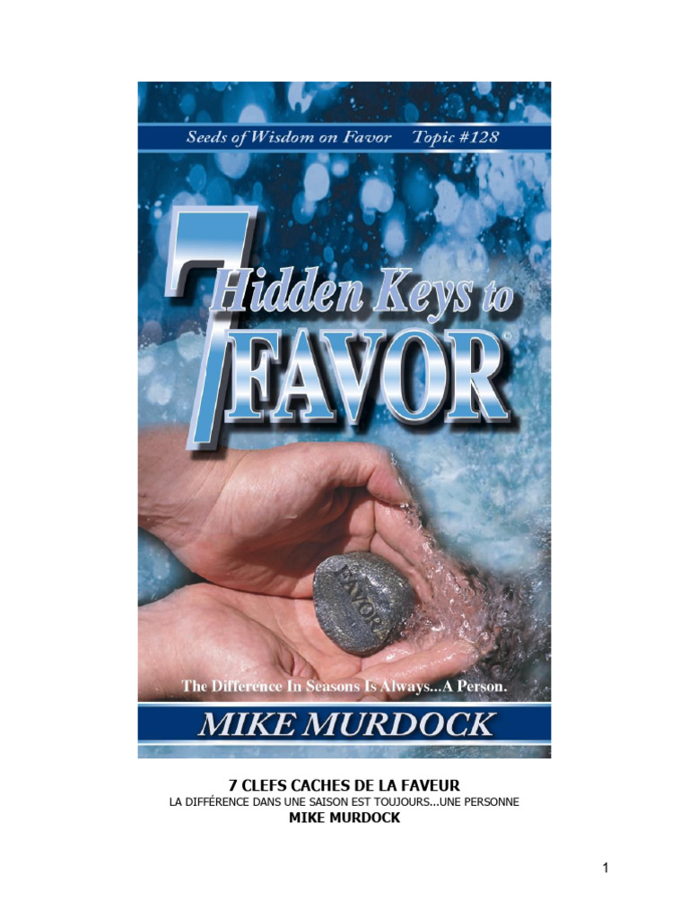 7 Clés pour Attirer la Faveur Divine | PDF | Sarah | Dieu