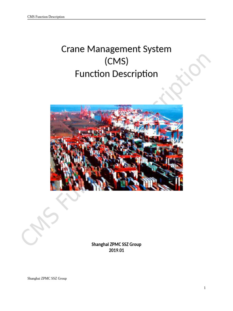 Crane Management System Overview | PDF | Computer Engineering | Computing
