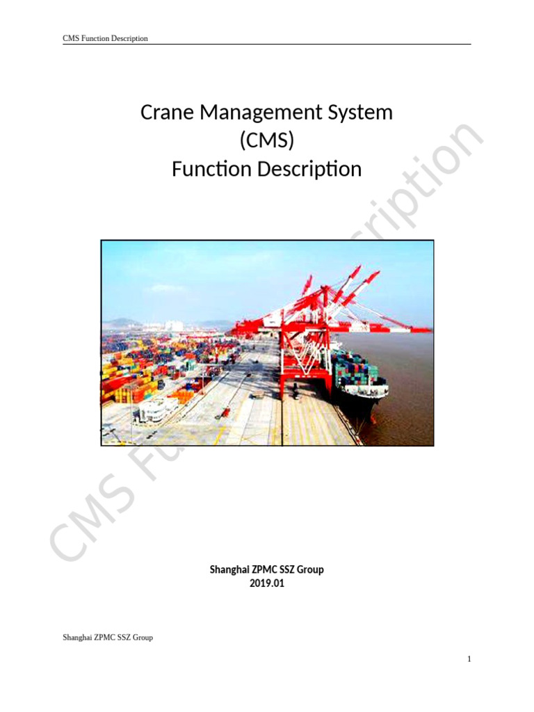Crane Management System Overview | PDF | Computer Engineering | Computing
