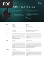 EPOS Sennheiser ADAPT 360 Bluetooth Headset Manual | PDF | Bluetooth | Usb
