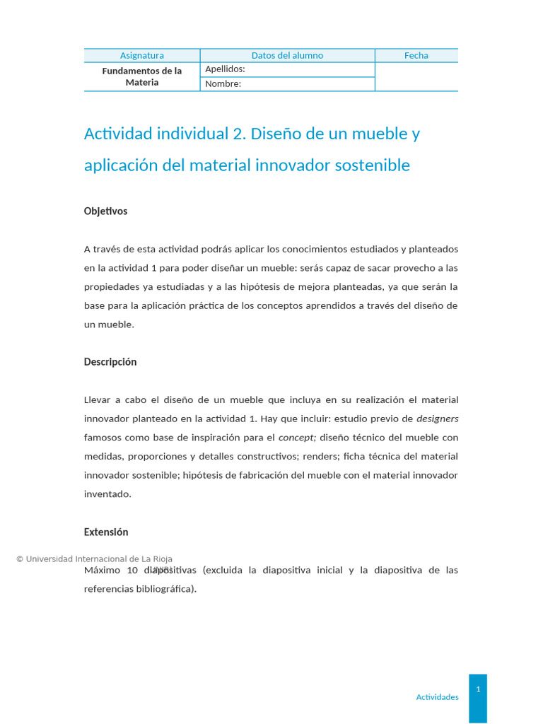 Actividad Diseño de Interiores | PDF | Diseño