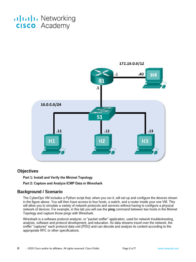 5.3.7 Lab - Introduction To Wireshark - ILM | PDF | Internet Protocols ...