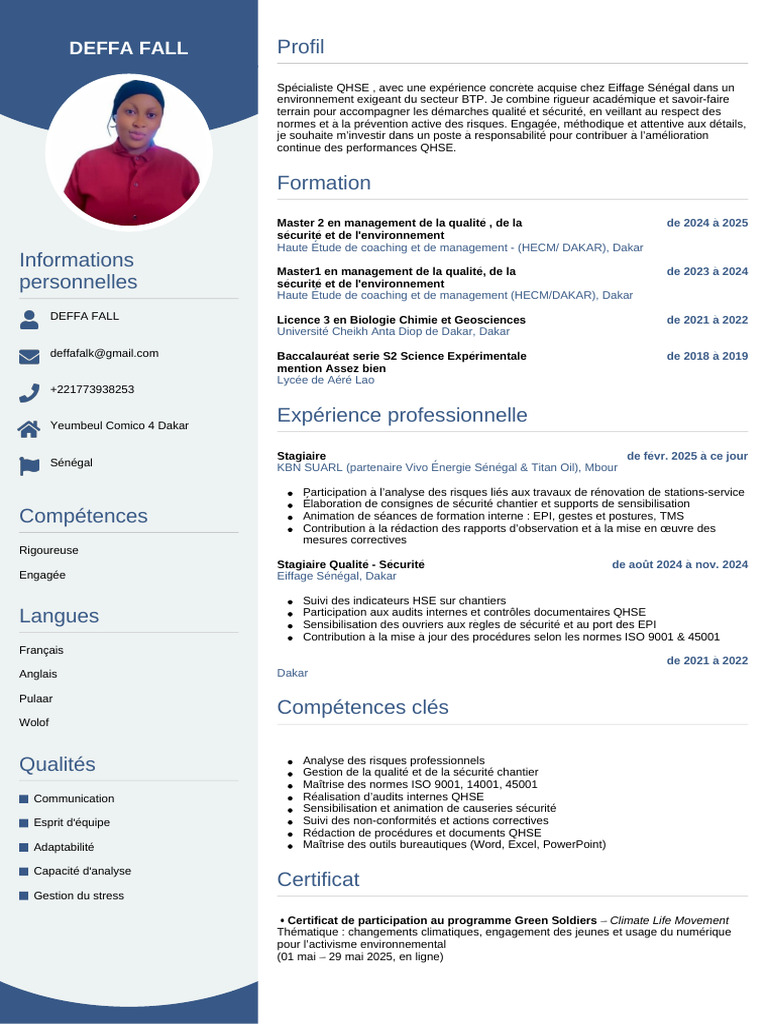 Spécialiste QHSE avec expérience BTP | PDF | Management de la qualité