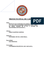 Centro Transformación 630 KVA para Estación de Bombeo