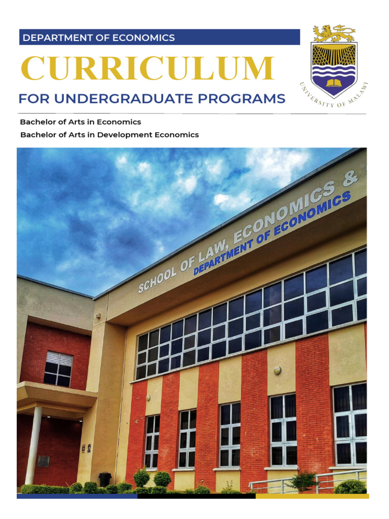 Undergraduate Economics Curriculum Guide | PDF | Economics | Economies