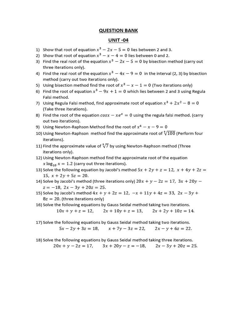 Ams QB Unit 04 | PDF