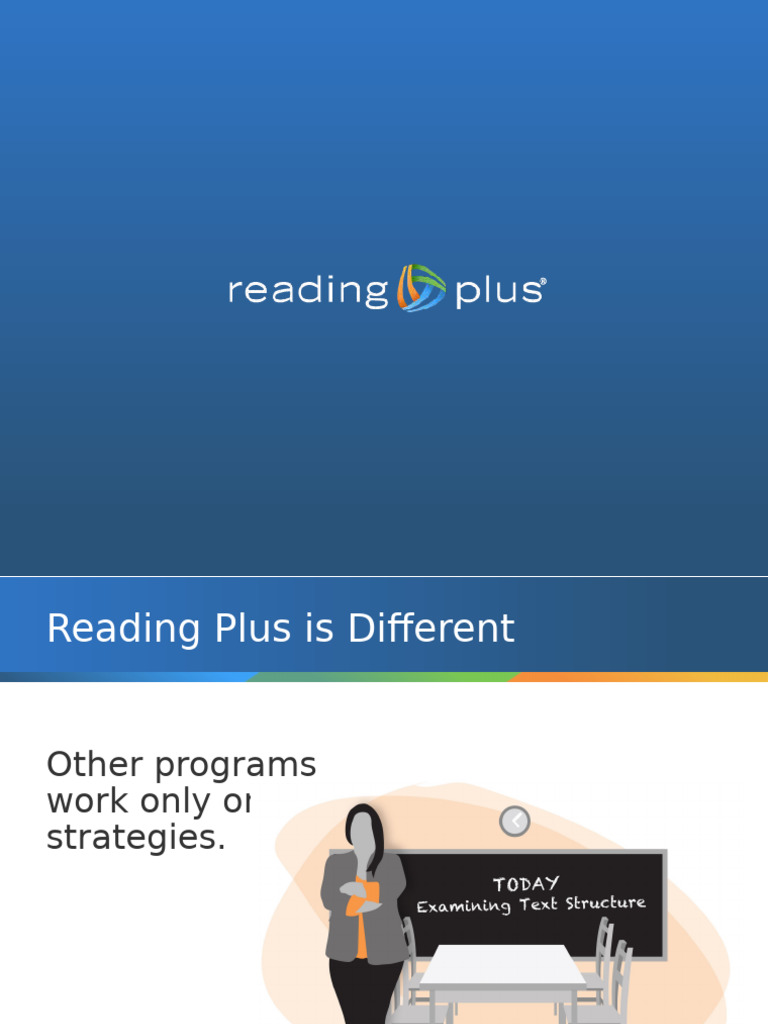 Enhance Reading Skills with Reading Plus | PDF