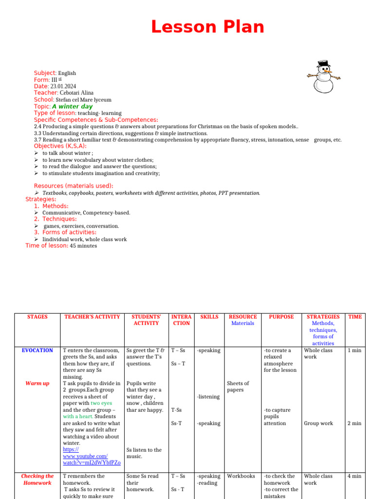 Cl.3 U.3.L.2 A Winter Day Pu Grad | PDF | Vocabulary | Reading ...