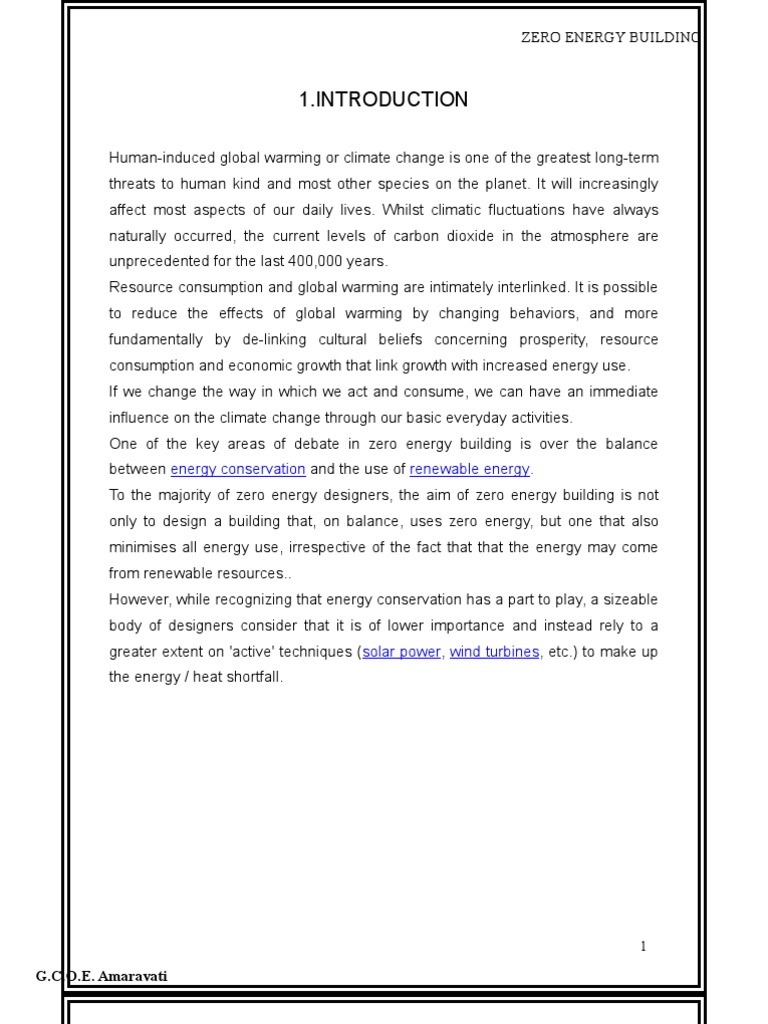 Zero Energy Building Pdf Photovoltaics Wind Power