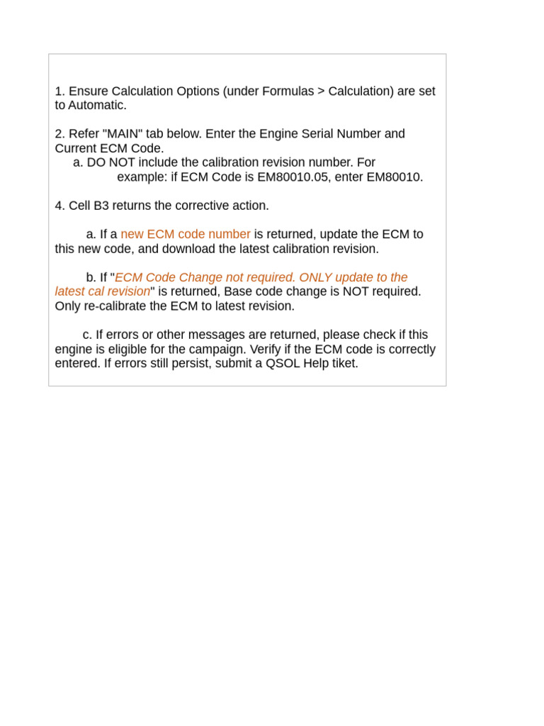 ECM Code Update Instructions | PDF