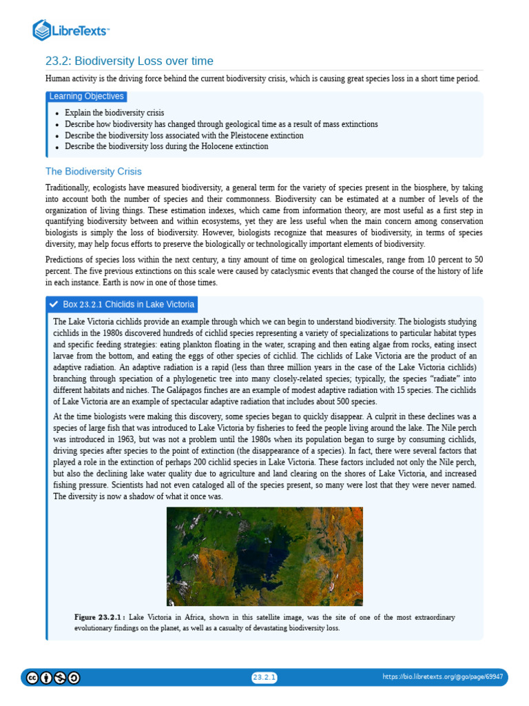 Biodiversity Crisis and Historical Extinctions | PDF | Biodiversity ...