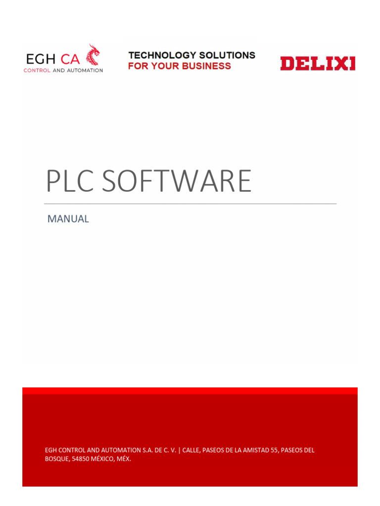 PLC DElLIXI Manual | PDF | Programa de computadora | Programación
