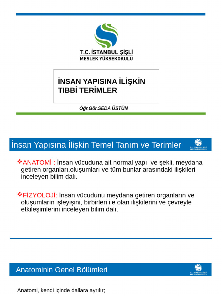 Tıbbi Terminoloji | PDF
