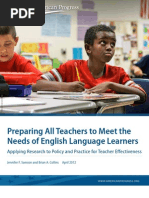 Download Preparing All Teachers to Meet the Needs of English Language Learners by Center for American Progress SN91390547 doc pdf