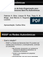 Um Serviço de Auto-Organização para Redes de Sensores Sem Fio Autonômicas (Slides)