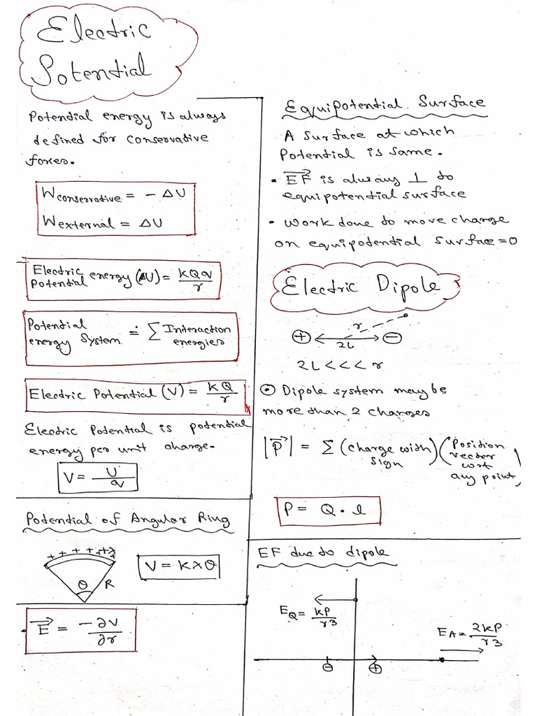 Potential and Dipole | PDF