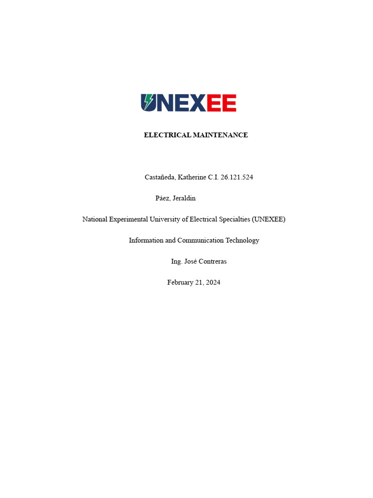 Essential Guide to Electrical Maintenance | PDF | Alternating Current ...