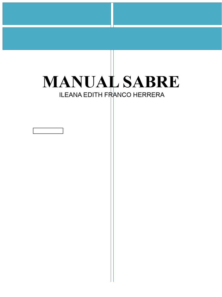 Manual Sabre | PDF