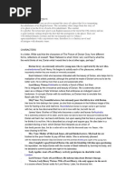 Chapter Summaries of Dorian Gray | PDF | The Picture Of Dorian Gray