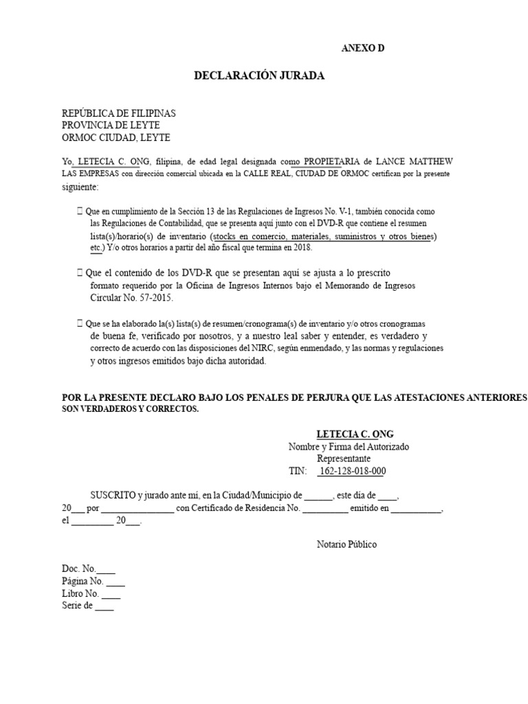 Anexo D | PDF