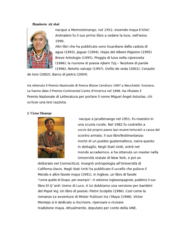Autori Maya Guatemaltechi | PDF
