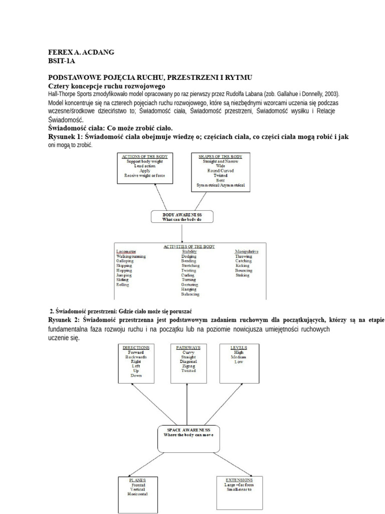 Podstawowe Pojęcia Ruchu | PDF